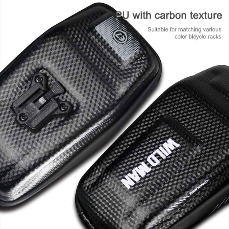 WILD MAN E7 Waterproof Front Bag MTB Mobile Phone Sets Bicycle Tube Bag Riding Accessories