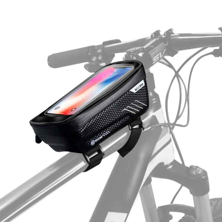 WILD MAN E2 Waterproof Front Bag MTB Mobile Phone Sets Bicycle Tube Bag Riding Accessories