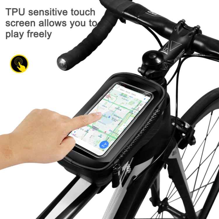 WILD MAN E2 Waterproof Front Bag MTB Mobile Phone Sets Bicycle Tube Bag Riding Accessories