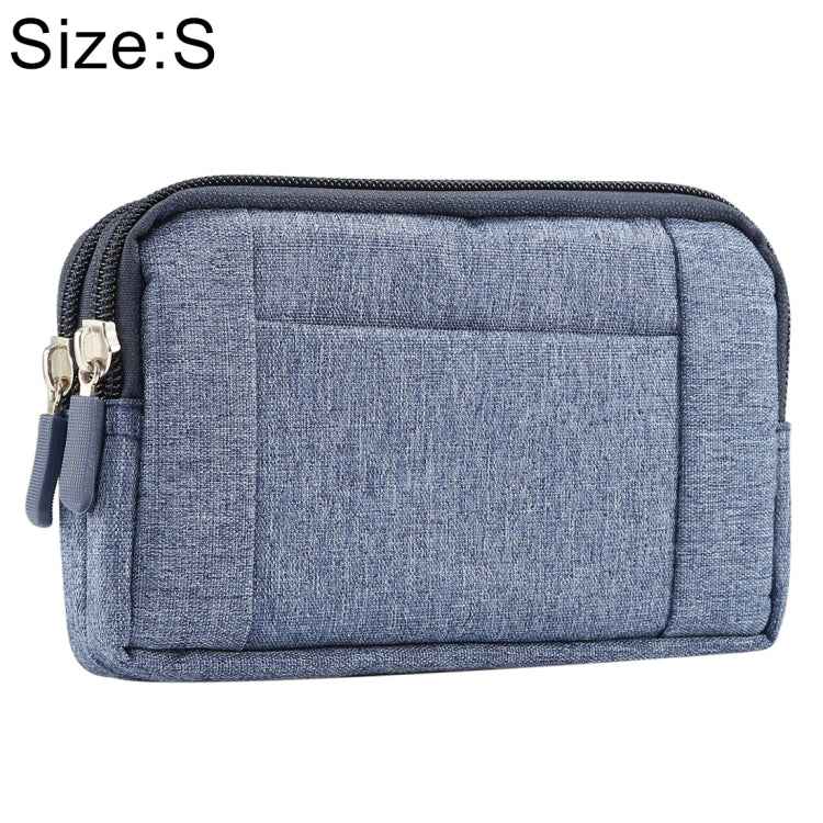 Sports Denim Universal Phone Bag Waist Bag for 5.2 inch or below Smartphones, Size: S