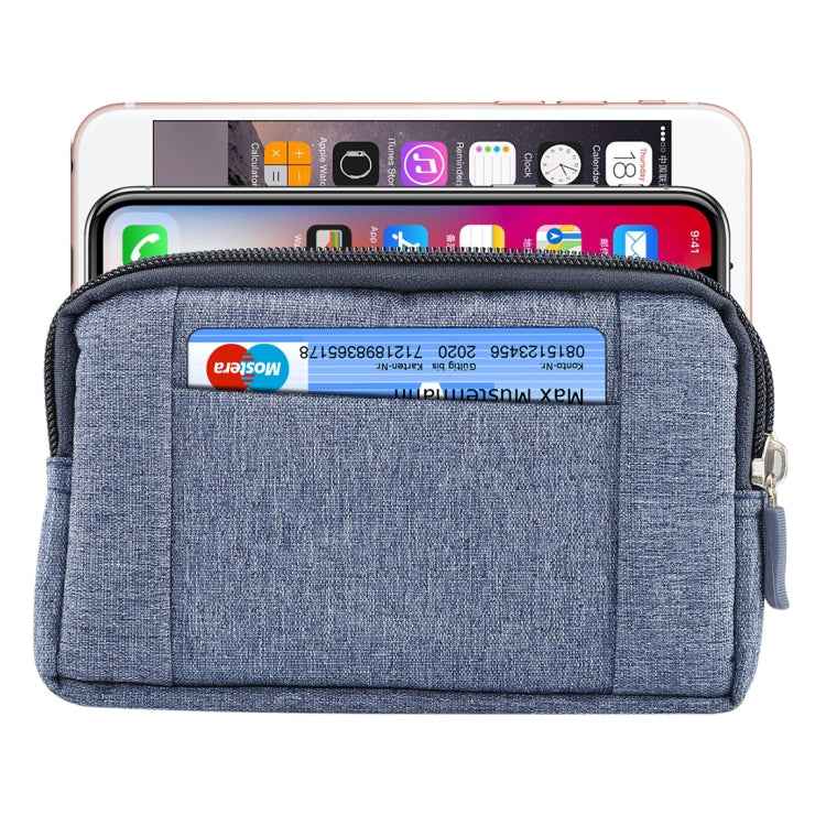Sports Denim Universal Phone Bag Waist Bag for 5.2 inch or below Smartphones, Size: S