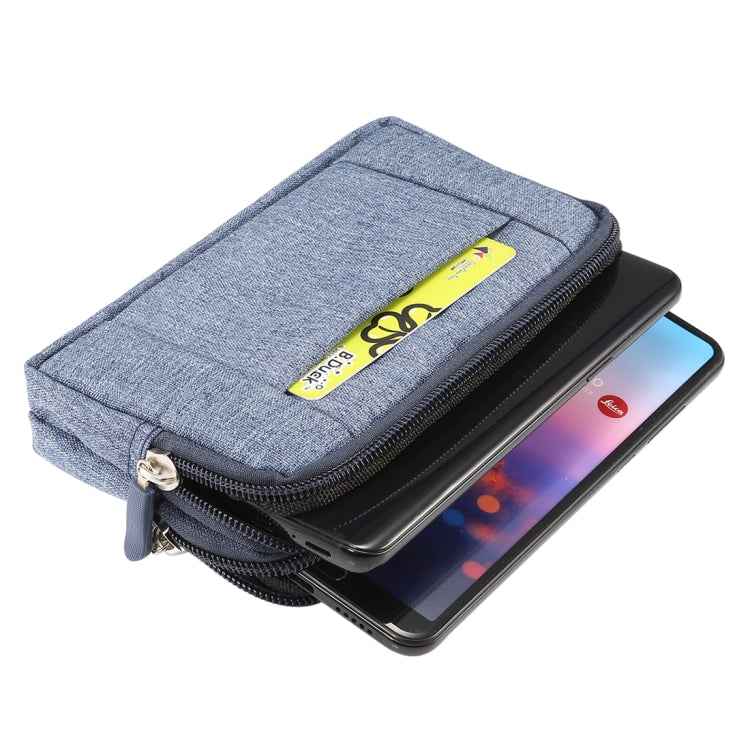Sports Denim Universal Phone Bag Waist Bag for 5.2 inch or below Smartphones, Size: S