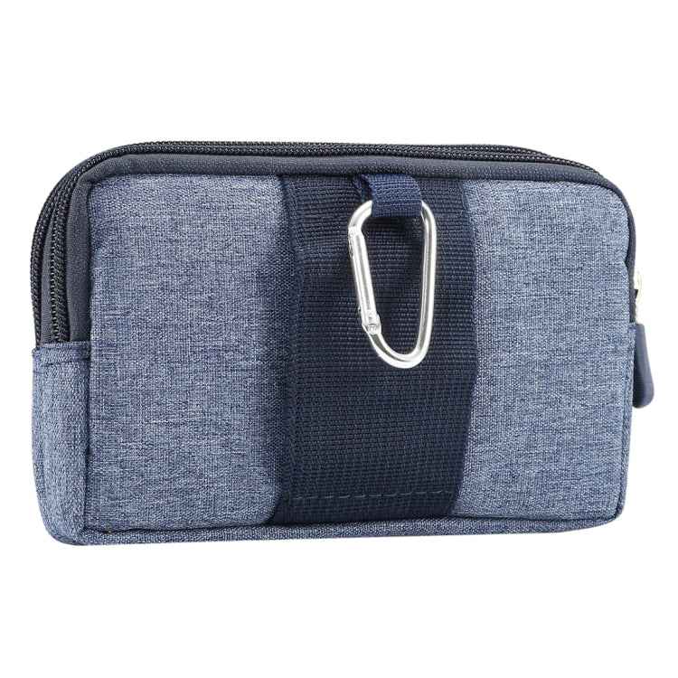 Sports Denim Universal Phone Bag Waist Bag for 5.5~6.3 inch Smartphones, Size: L