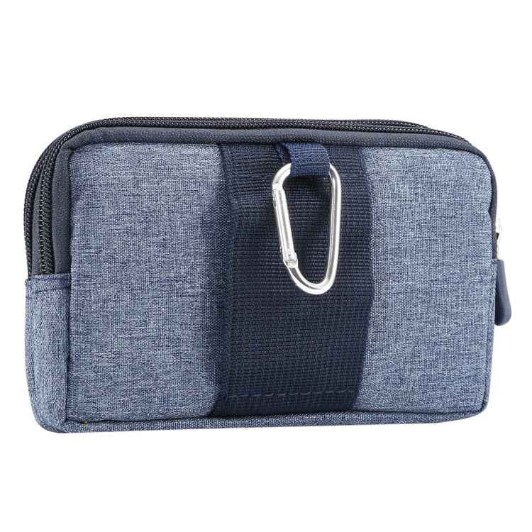 Sports Denim Universal Phone Bag Waist Bag for 6.4~6.5 inch Smartphones, Size: XL
