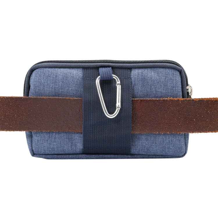 Sports Denim Universal Phone Bag Waist Bag for 6.4~6.5 inch Smartphones, Size: XL