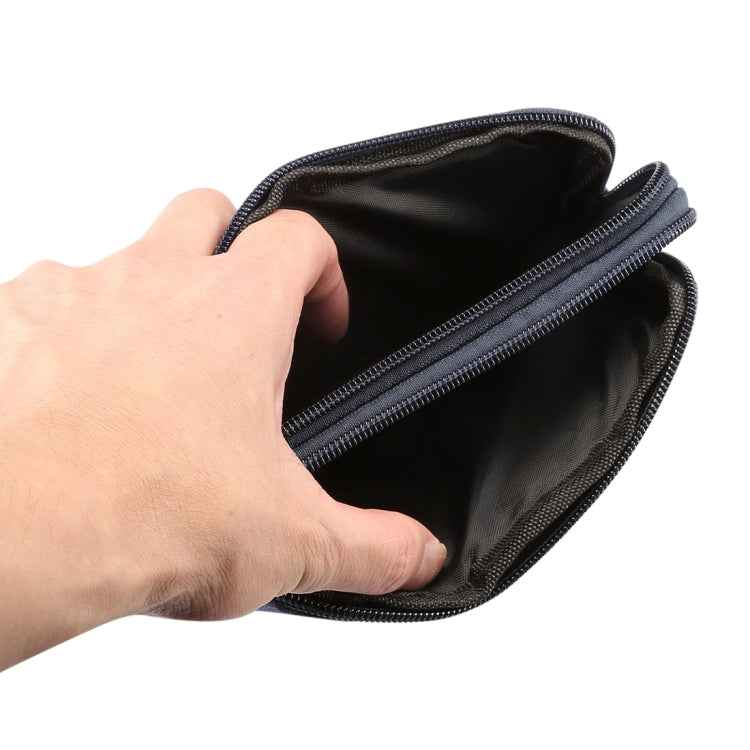 Sports Denim Universal Phone Bag Waist Bag for 6.4~6.5 inch Smartphones, Size: XL