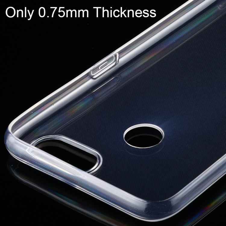 For OPPO A12 0.75mm Ultra-Thin Transparent TPU Protective Case