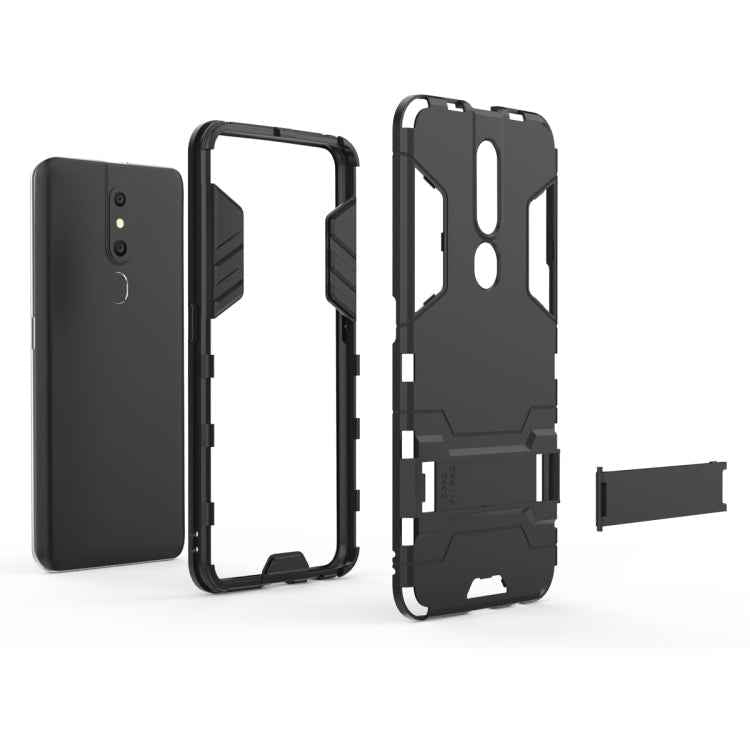 Shockproof PC + TPU Case for OPPO F11 Pro, with Holder