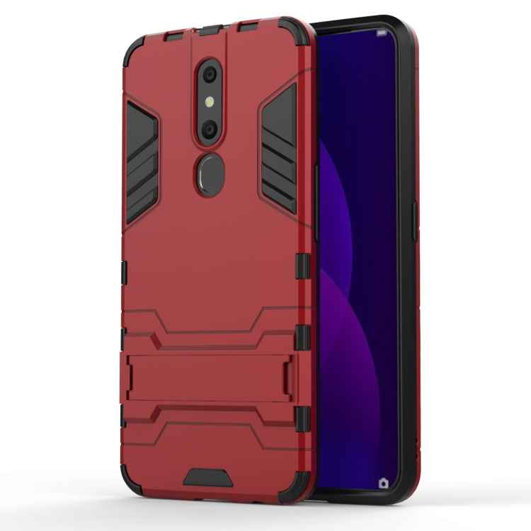 Shockproof PC + TPU Case for OPPO F11 Pro, with Holder
