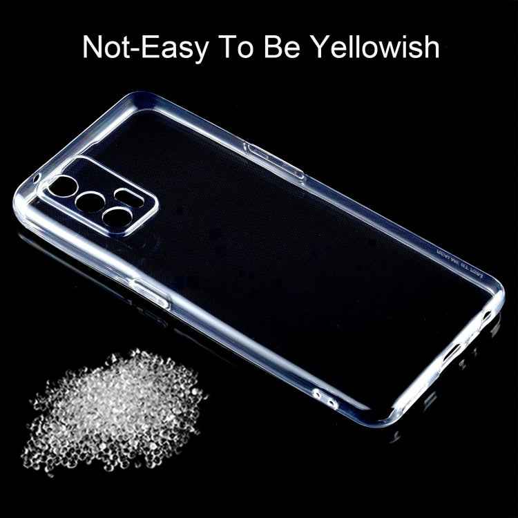 For OPPO Realme GT 5G 0.75mm Ultra-thin Transparent TPU Soft Protective Case