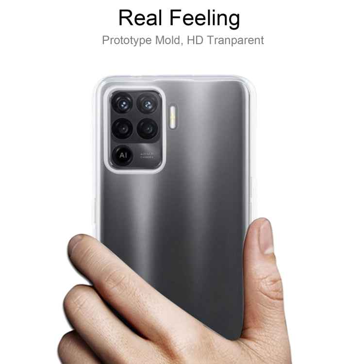 For OPPO A94 0.75mm Ultra-thin Transparent TPU Soft Protective Case