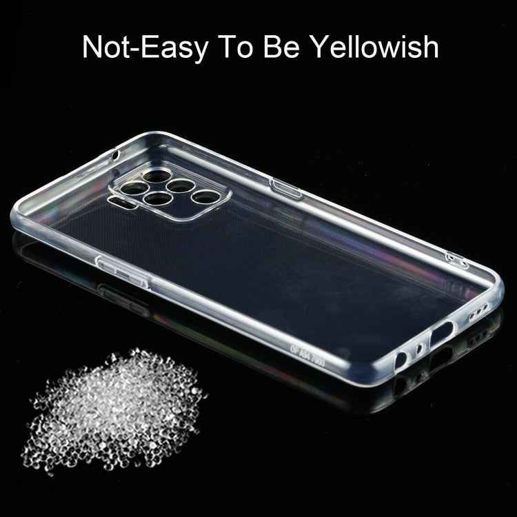 For OPPO A94 0.75mm Ultra-thin Transparent TPU Soft Protective Case