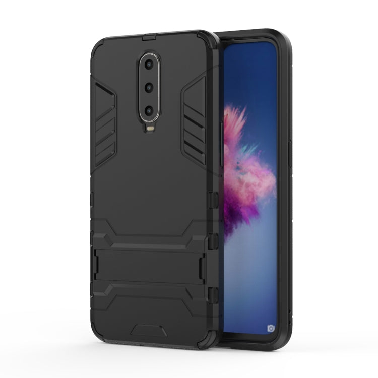 Shockproof PC + TPU Case for OPPO R17 Pro, with Holder, For OPPO R17 Pro