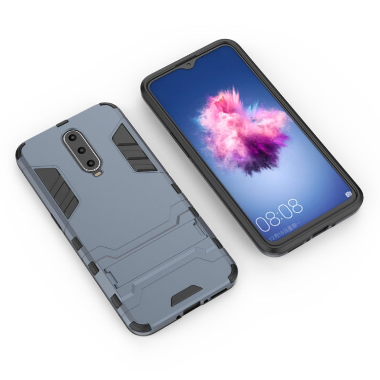 Shockproof PC + TPU Case for OPPO R17 Pro, with Holder, For OPPO R17 Pro