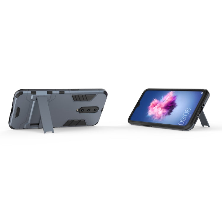 Shockproof PC + TPU Case for OPPO R17 Pro, with Holder, For OPPO R17 Pro