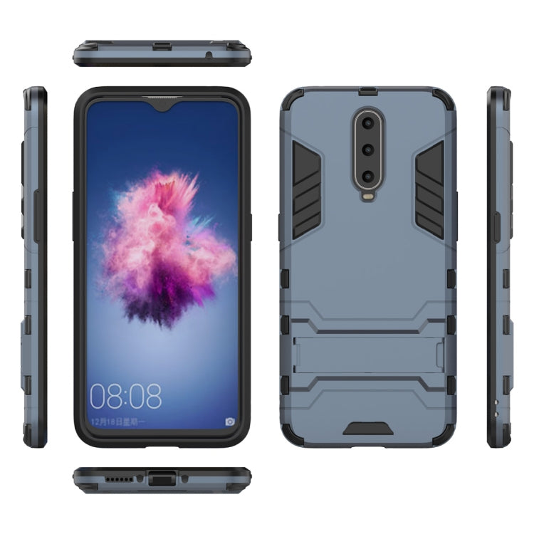 Shockproof PC + TPU Case for OPPO R17 Pro, with Holder, For OPPO R17 Pro