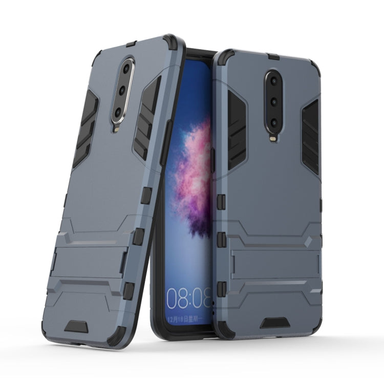 Shockproof PC + TPU Case for OPPO R17 Pro, with Holder, For OPPO R17 Pro