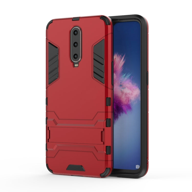 Shockproof PC + TPU Case for OPPO R17 Pro, with Holder, For OPPO R17 Pro