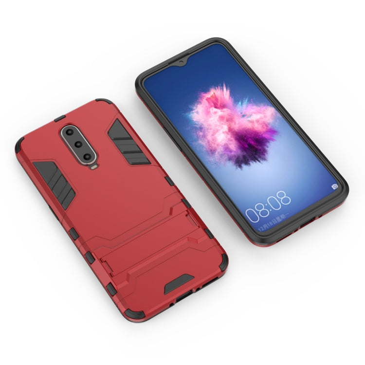 Shockproof PC + TPU Case for OPPO R17 Pro, with Holder, For OPPO R17 Pro