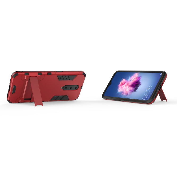 Shockproof PC + TPU Case for OPPO R17 Pro, with Holder, For OPPO R17 Pro