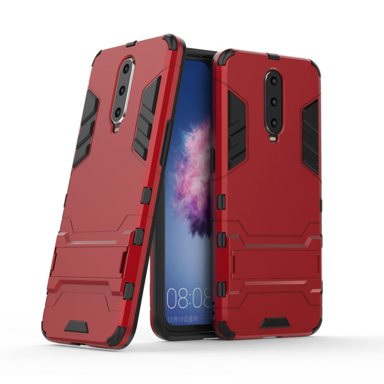 Shockproof PC + TPU Case for OPPO R17 Pro, with Holder, For OPPO R17 Pro