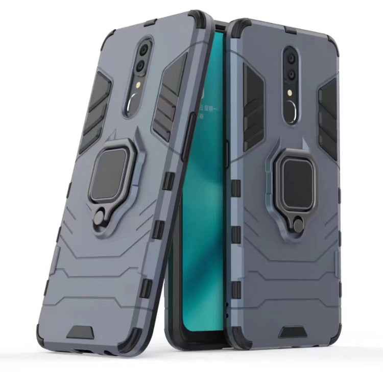 Shockproof PC + TPU Case with Magnetic Ring Holder for OPPO F11 / A9