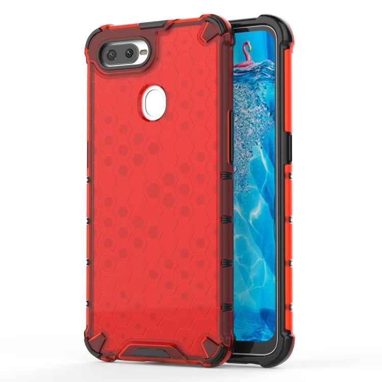Shockproof Honeycomb PC + TPU Case for OPPO F9