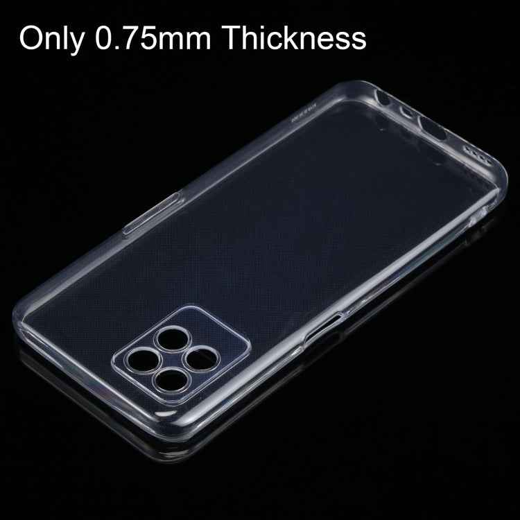 For OPPO Realme 8i 0.75mm Ultra-thin Transparent TPU Soft Protective Case