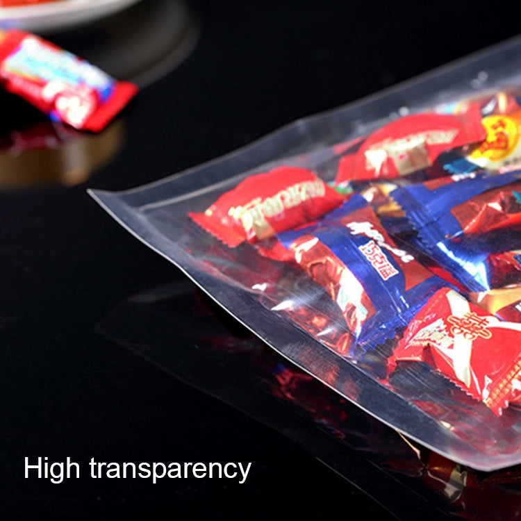 100 PCS Food Vacuum Packaging Transparent Plastic Bag Nylon Fresh-keeping Bag, Size: 25cm x 35cm, Size: 9cm x 13cm