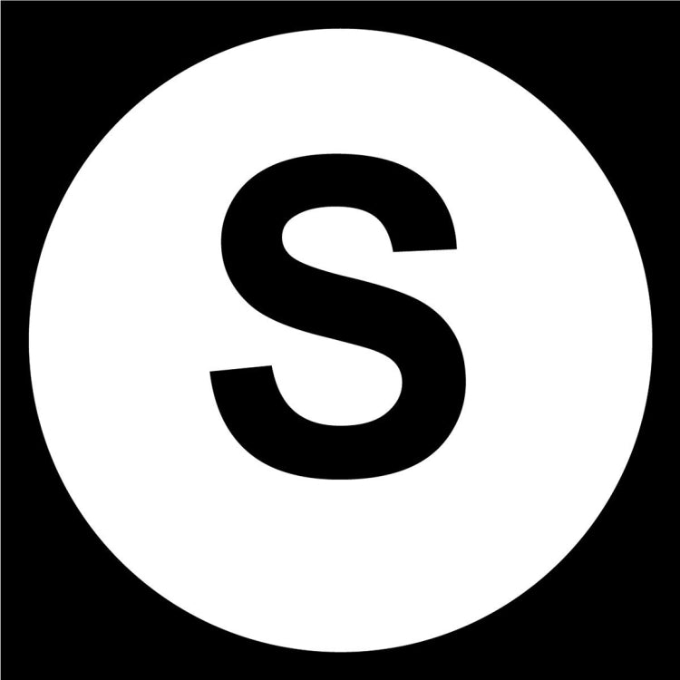 1000 PCS Round Shape Size Sticker Clothes Size Label, Size: S, S