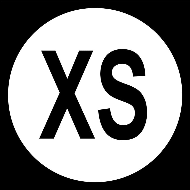 1000 PCS Round Shape Size Sticker Clothes Size Label, Size: XS, XS