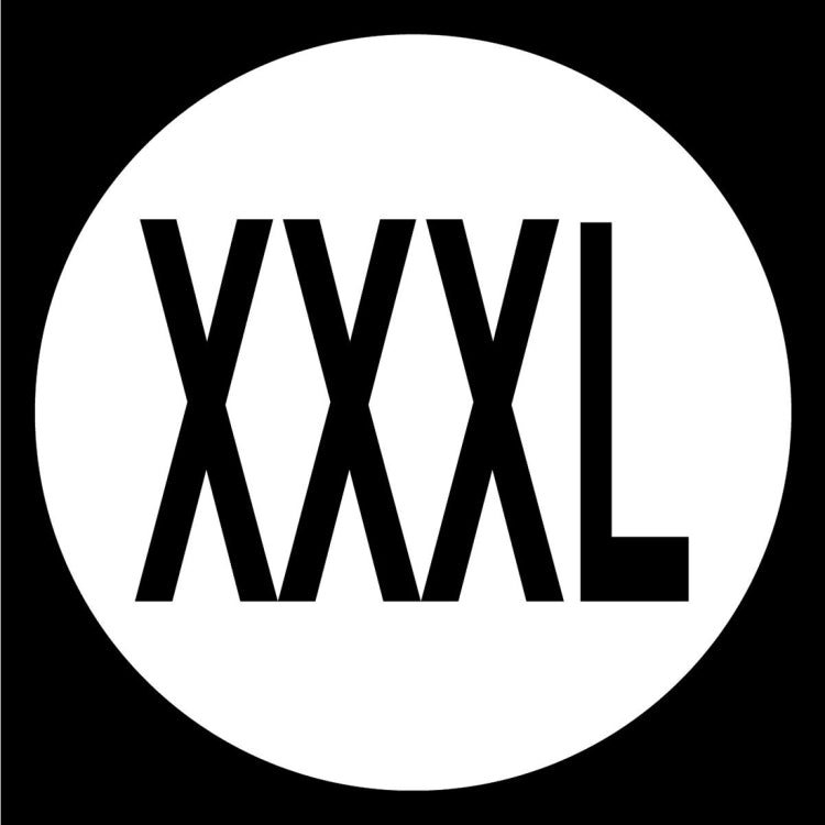 1000 PCS Round Shape Size Sticker Clothes Size Label, Size: XXXL, XXXL