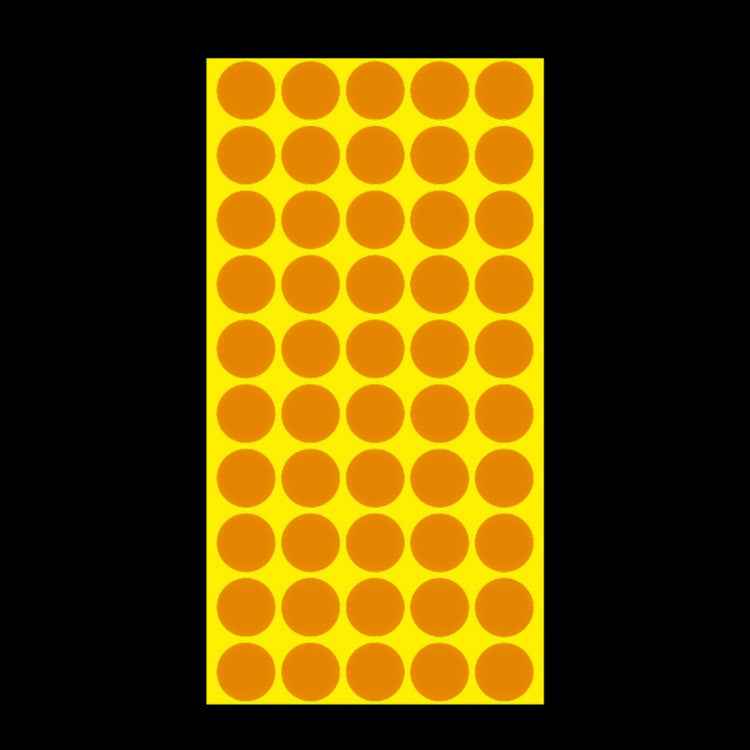 1000 PCS Round Shape Self-adhesive Colorful Mark Sticker Mark Label