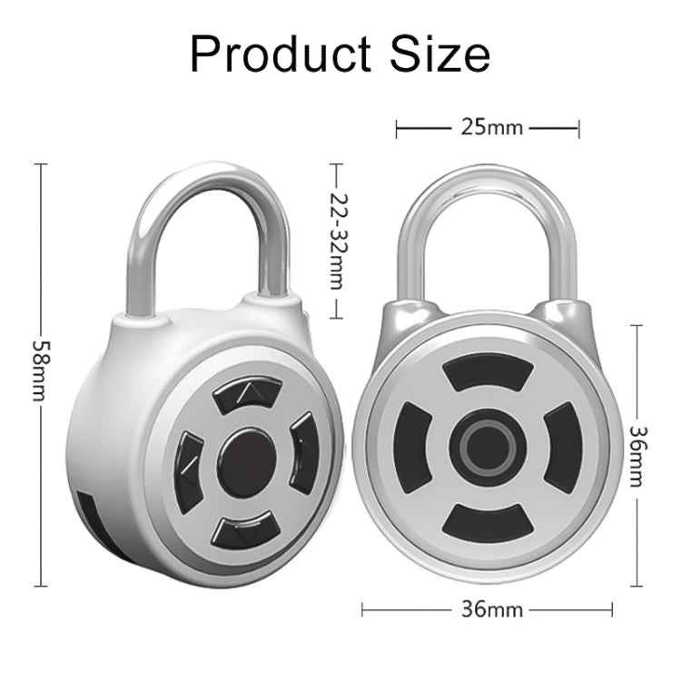 Intelligent Bluetooth Key Password Padlock Remote Unlocking for iOS / Android