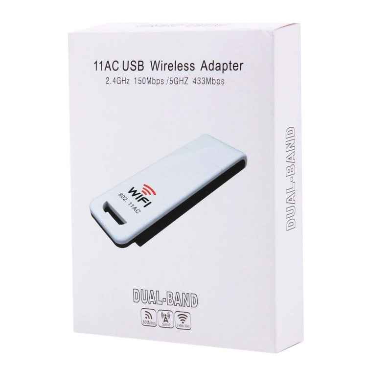 2.4GHz / 5GHz Dual-Band Support 802.11ac USB WiFi Wireless Adapter