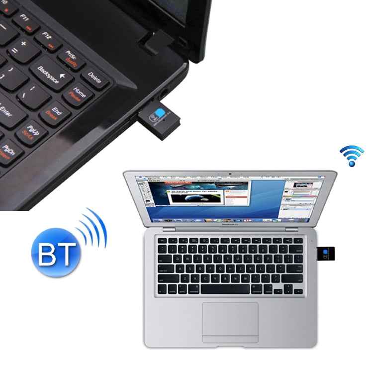 2 in 1 Bluetooth 4.0 + 150Mbps 2.4GHz USB WiFi Wireless Adapter