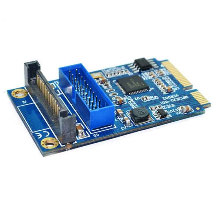 MINI PCI-E to USB 3.0 Front 19 Pin Desktop PC Expansion Card