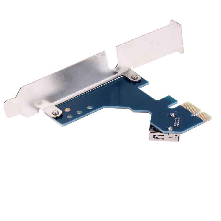 PCI-E 1 to 3 PCI Express 1 Slots Riser Card 3 PCI-E Slot Adapter PCI-E Port Multiplier Card with 60cm USB Cable