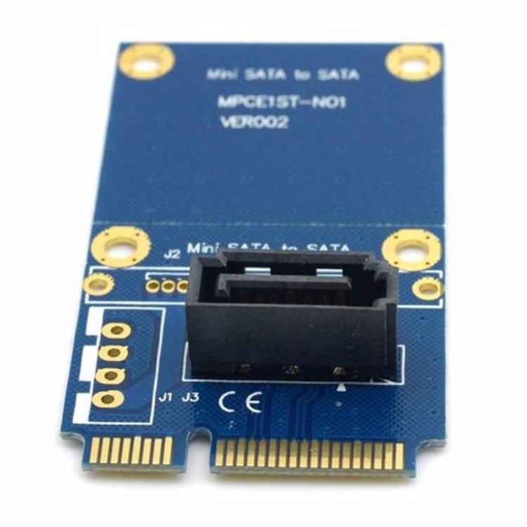 MINI SATA to 7 Pin SATA Mini PCI-E HDD Hard Disk Drive Expansion Adapter Card