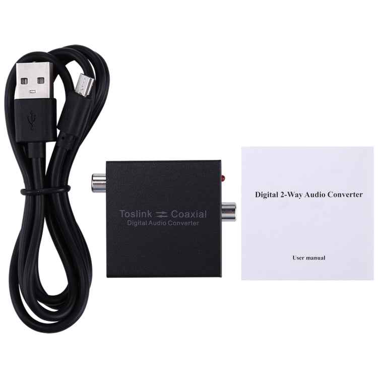 NK-Q7 Tendak Optical SPDIF Toslink to Coaxial / Coaxial to Optical SPDIF Toslink Bi-directional Swtich Digital 2-Way Audio Converter, SPDIF to Coaxial