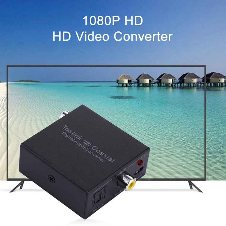 NK-Q7 Tendak Optical SPDIF Toslink to Coaxial / Coaxial to Optical SPDIF Toslink Bi-directional Swtich Digital 2-Way Audio Converter, SPDIF to Coaxial