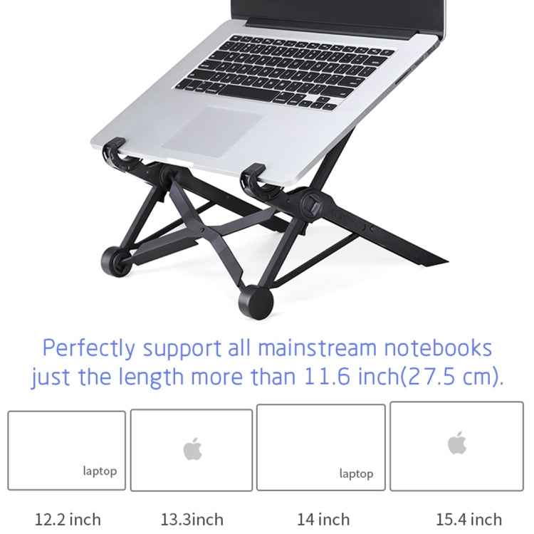NEXSTAND Portable Adjustable Foldable Desk Holder Stand for Laptop / Notebook, Suitable for: More than 11.6 inch