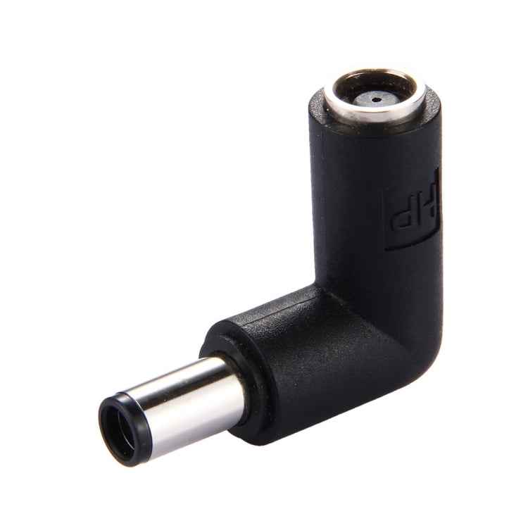 DC 4506 Male to DC 7406 Female Connector Power Adapter for HP Laptop Notebook, 90 Degree Right Angle Elbow, DC 7406 Male to Female