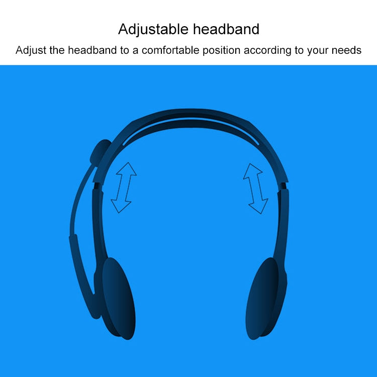 Casque stéréo Logitech H110 avec deux prises audio 3,5 mm, H110