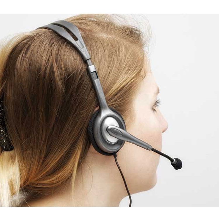 Casque stéréo Logitech H110 avec deux prises audio 3,5 mm, H110