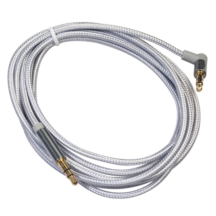 AV01 3.5mm Male to Male Elbow Audio Cable, Length: 2m