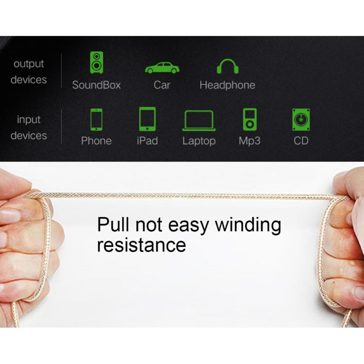 AV01 3.5mm Male to Male Elbow Audio Cable, Length: 2m, 2m