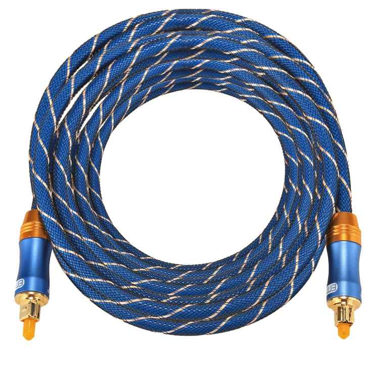 EMK LSYJ-A 8m OD6.0mm Gold Plated Metal Head Toslink Male to Male Digital Optical Audio Cable