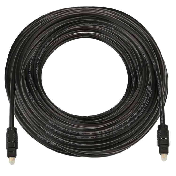 EMK 15m OD4.0mm Toslink Male to Male Digital Optical Audio Cable