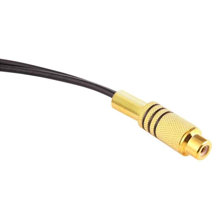 15cm RCA Female to FAKRA Male + FAKRA Z Type Female RG174 Cable with Spring